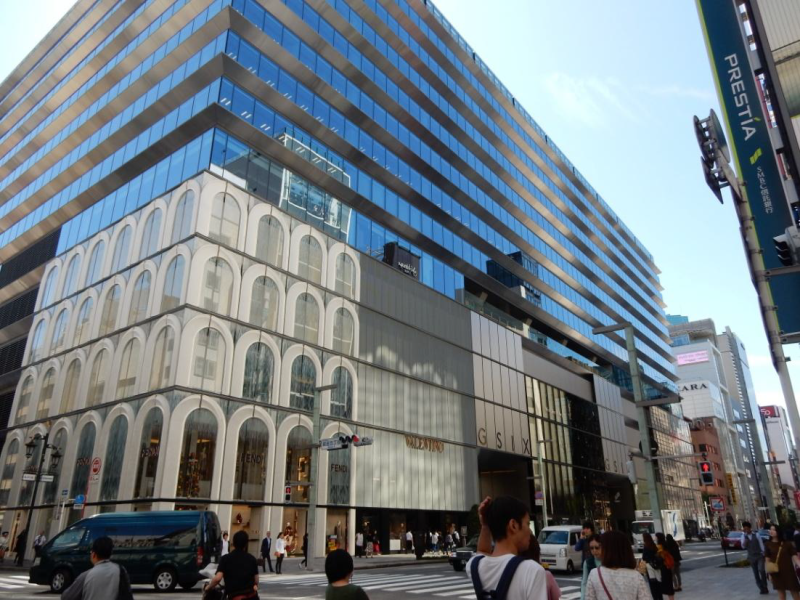 「今年春にグランドオープンしたＧＩＮＺＡ ＳＩＸ」